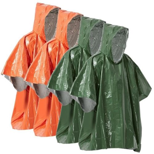 Emergency Rain Poncho Weather Proof Outdoor Survival Camping Gear Emergency Rain Poncho Weather Proof Outdoor Survival Camping Gear